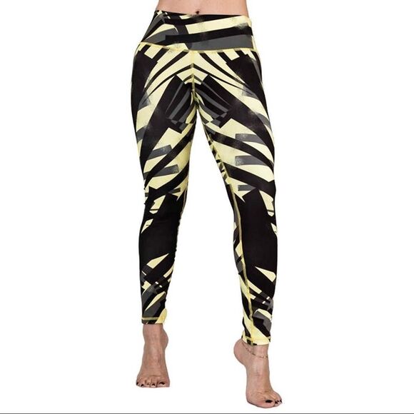 Women's Sport Leggings Extra Stretch Abstract 🐝 - Picture 3 of 6